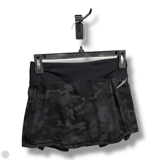 Athletic Skort By Lululemon In Camouflage Print, Size: 2