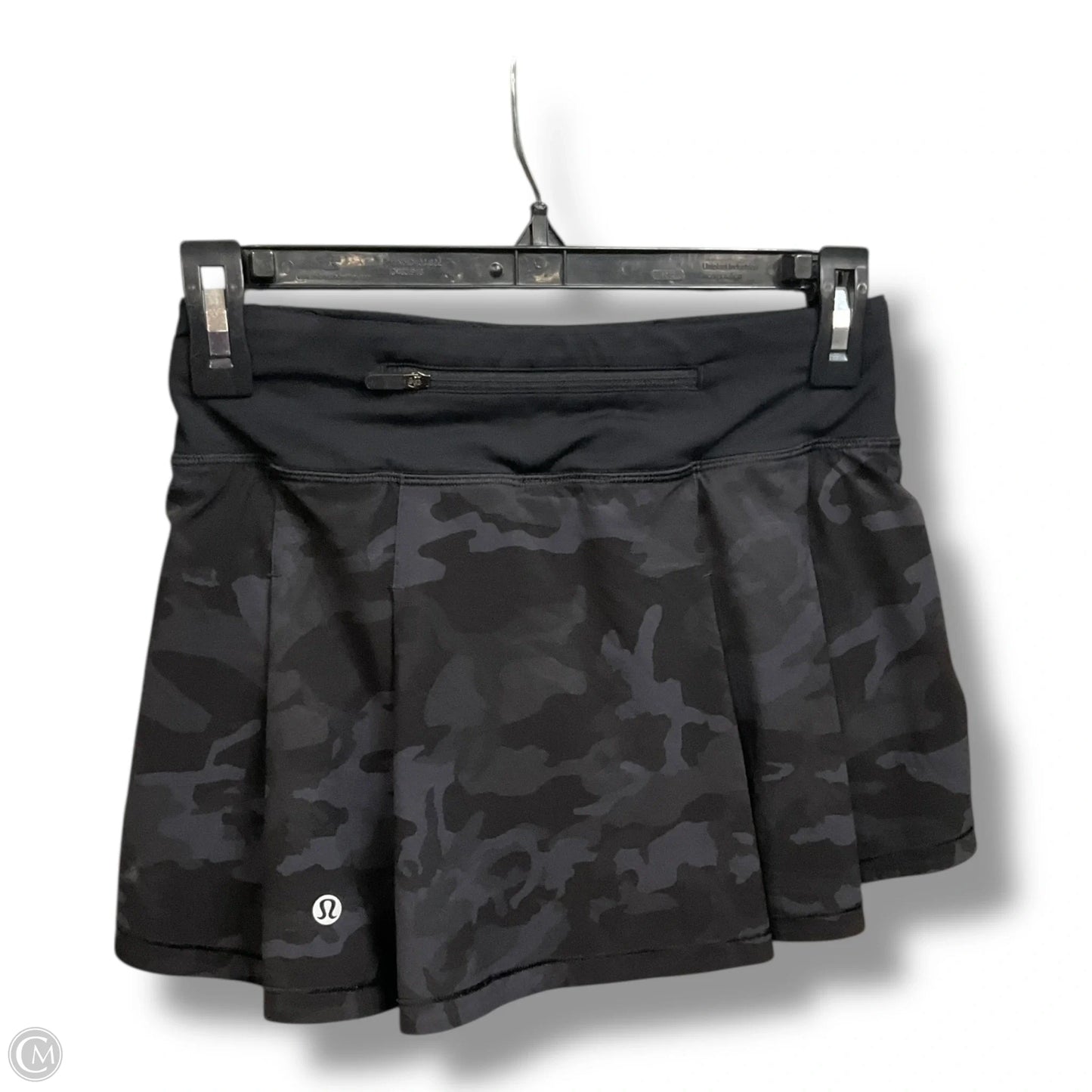 Athletic Skort By Lululemon In Camouflage Print, Size: 2