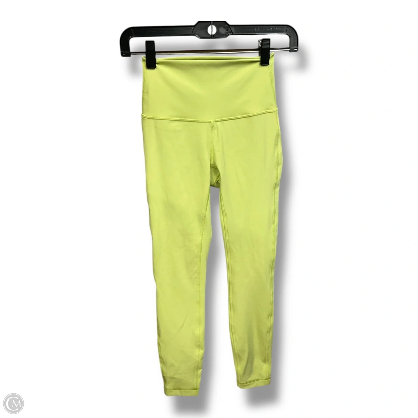 Athletic Leggings By Lululemon In Yellow, Size: 2