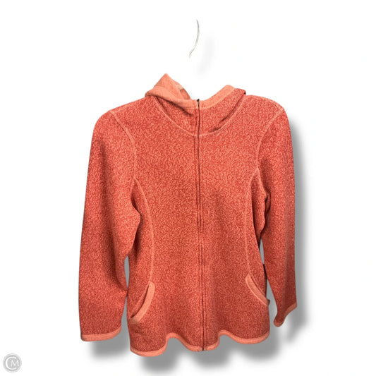 Jacket Fleece By Pure Jill In Orange, Size: L
