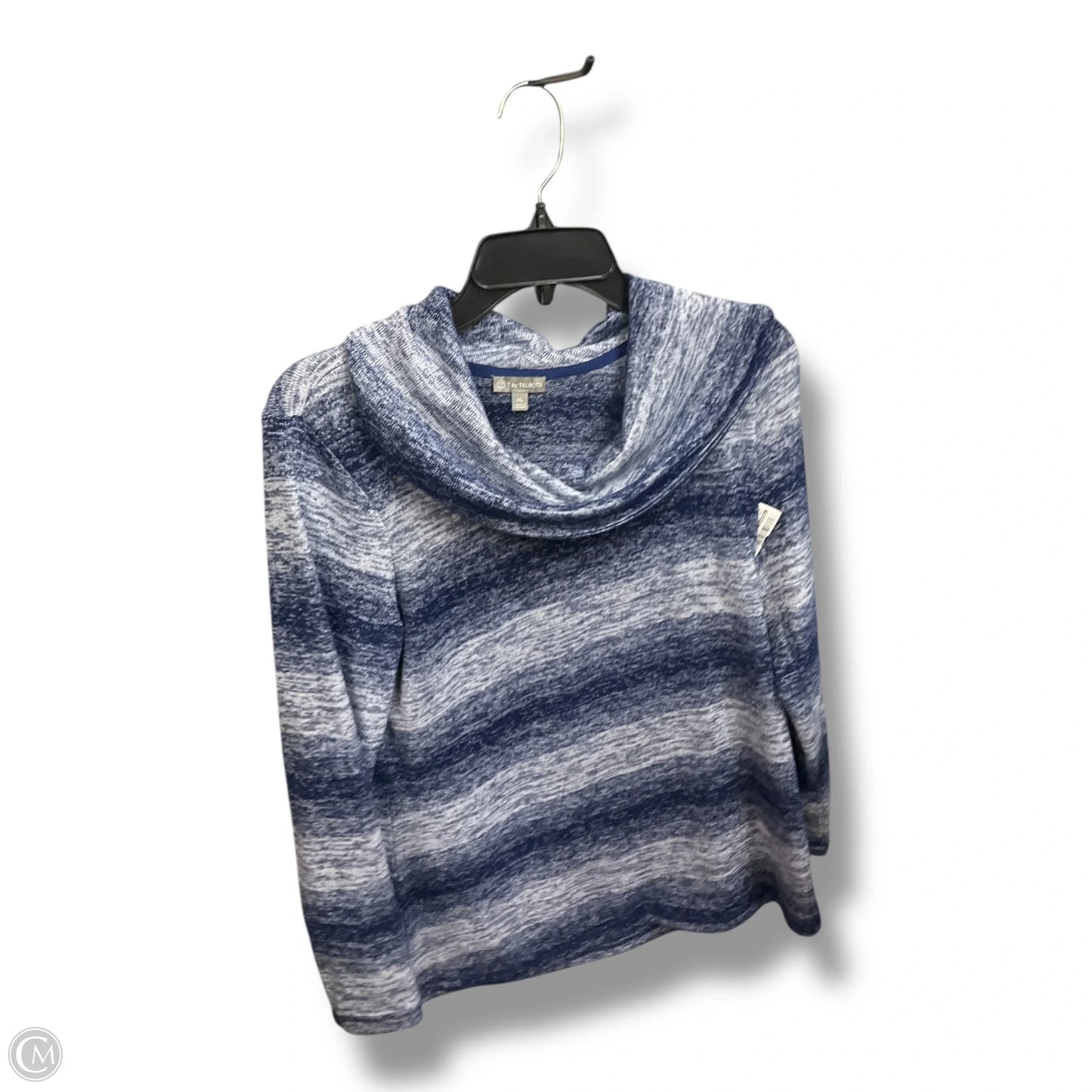 Top Long Sleeve By Talbots In Blue, Size: Mp