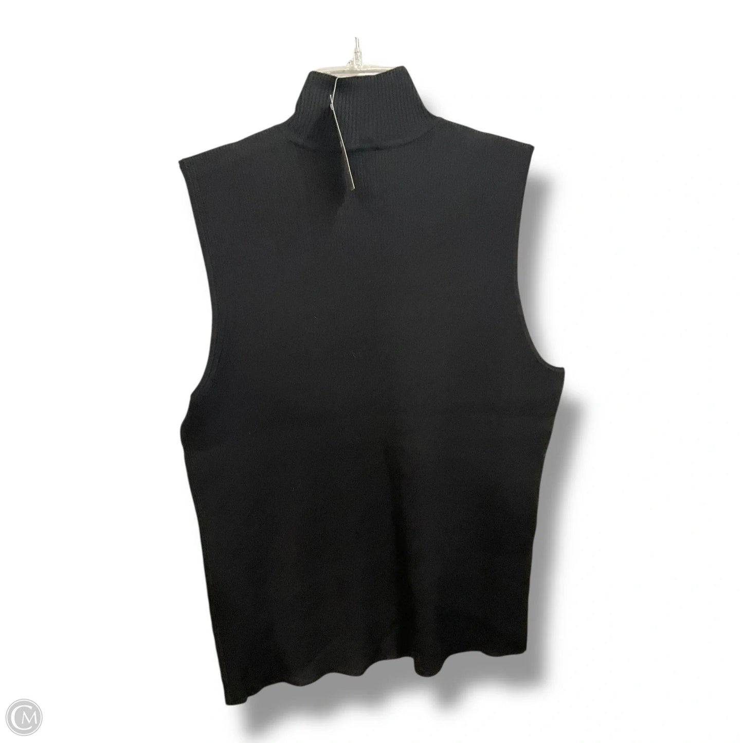 Top Sleeveless By Chicos In Black, Size: Xl
