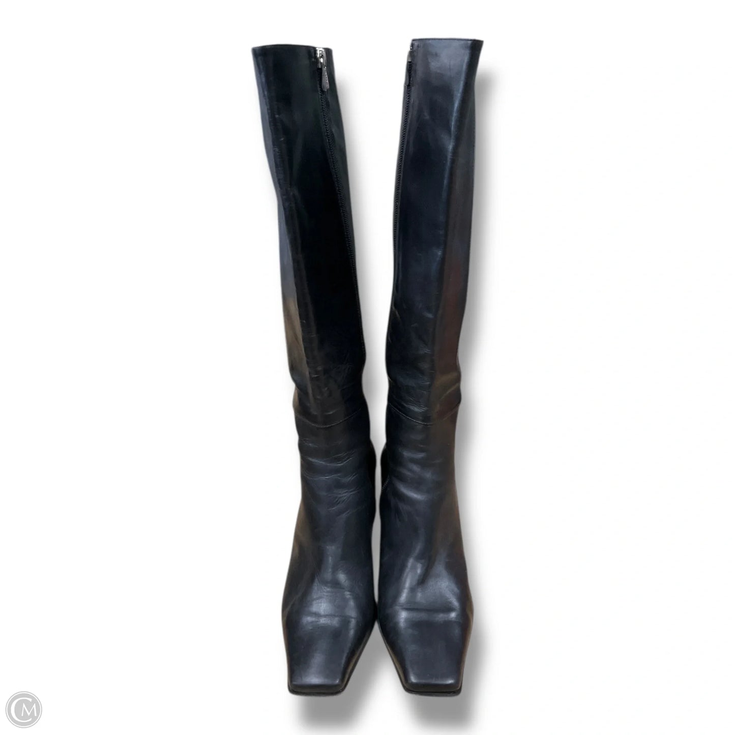 Boots Mid-calf Heels By Bally In Black, Size: 8