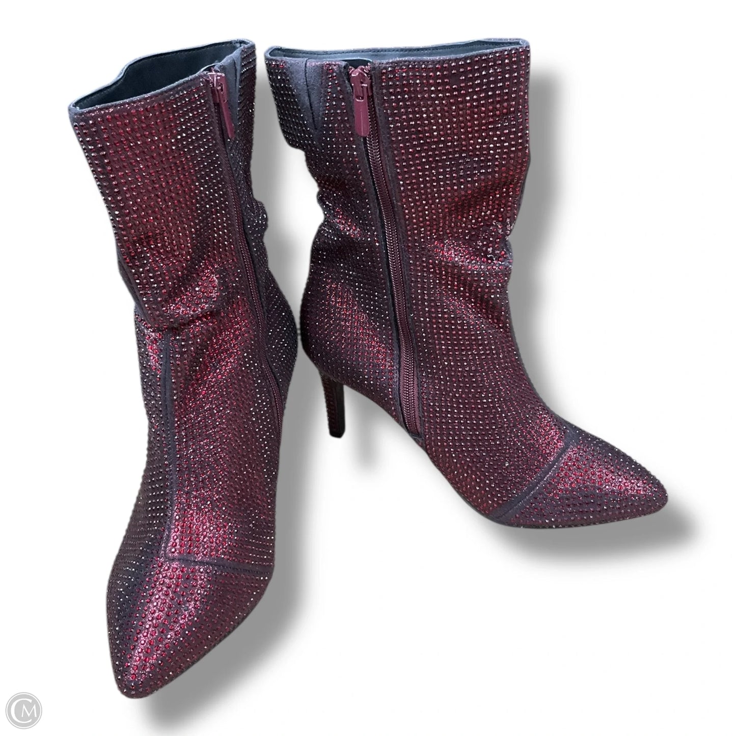 Boots Ankle Heels By Torrid In Red, Size: 7.5