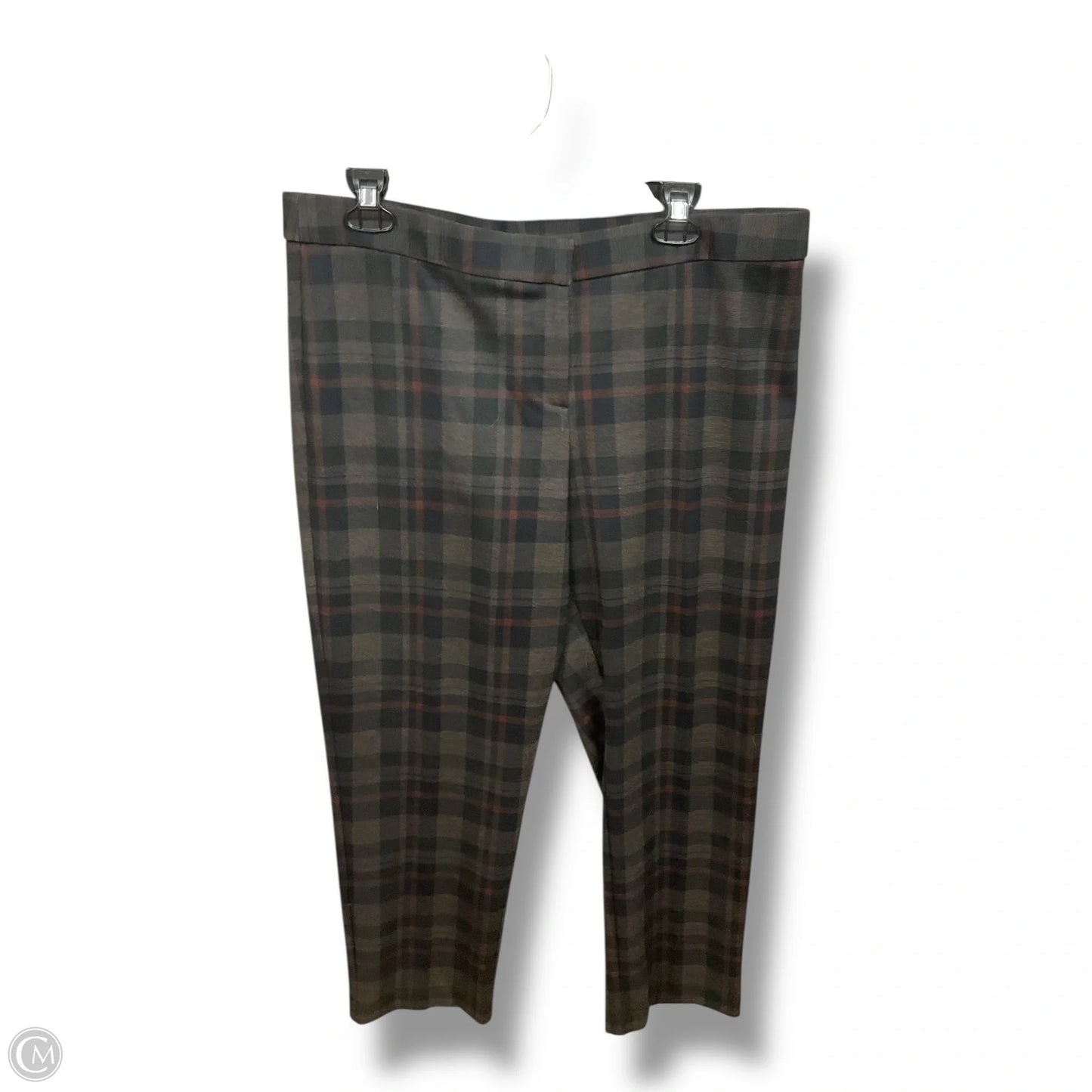Pants Dress By Amanda + Chelsea In Plaid Pattern, Size: 14