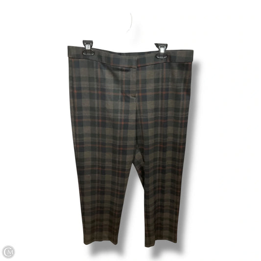 Pants Dress By Amanda + Chelsea In Plaid Pattern, Size: 14