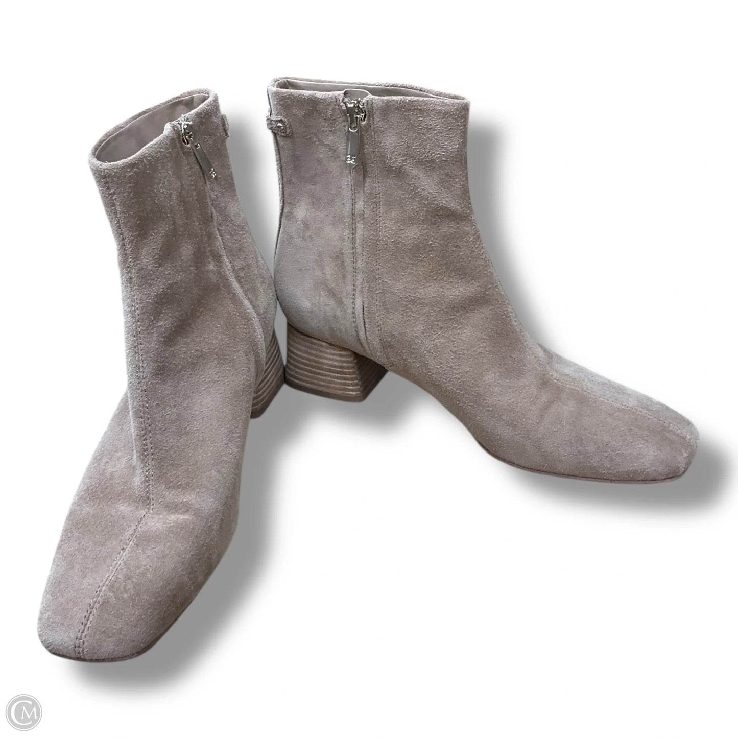 Boots Ankle Heels By Sam Edelman In Tan, Size: 7.5