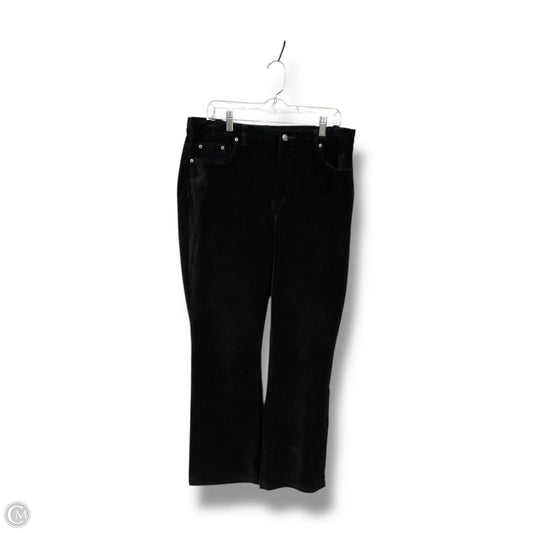Pants Corduroy By Diane Gilman In Black, Size: 14