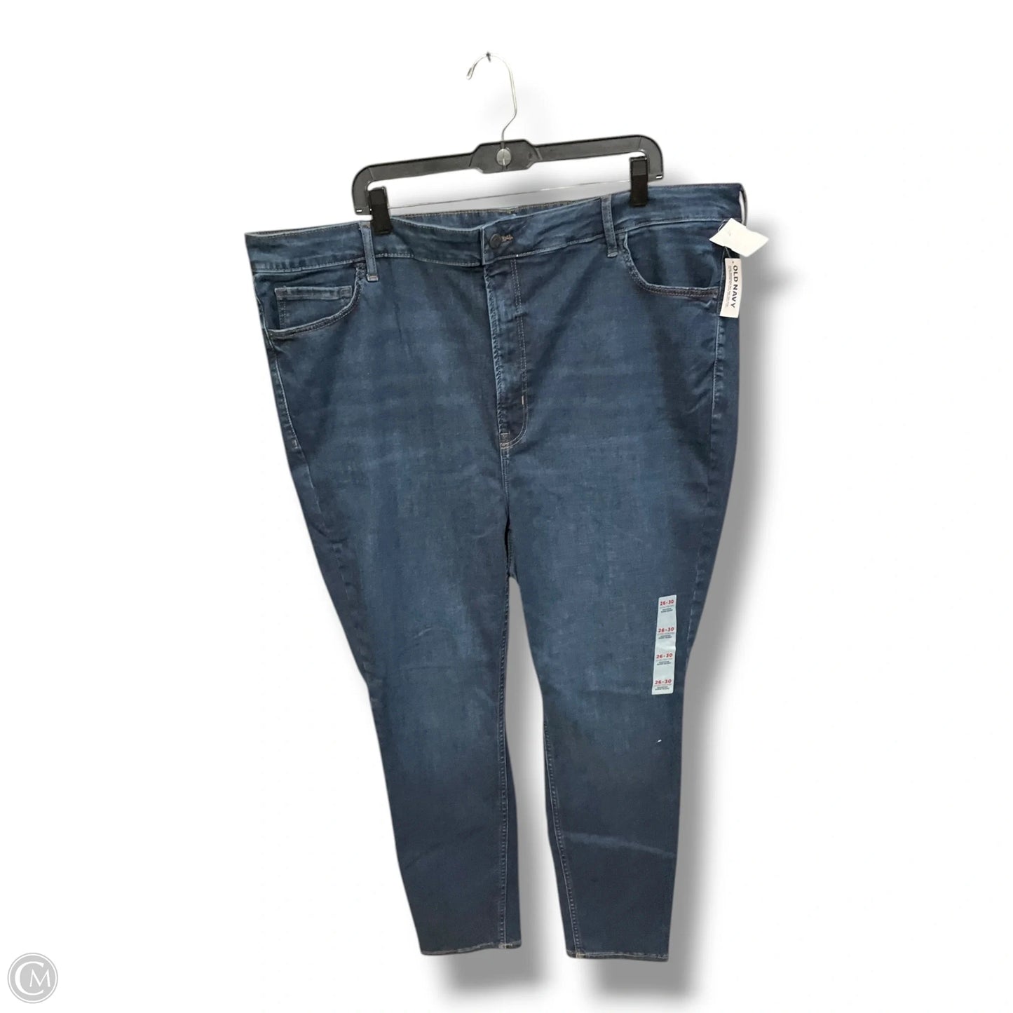 Jeans Skinny By Old Navy In Blue Denim, Size: 26