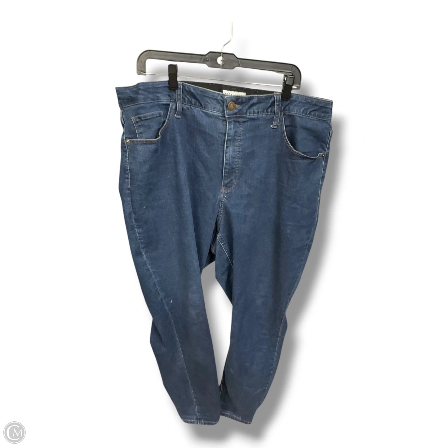 Jeans Skinny By Ava & Viv In Blue Denim, Size: 20