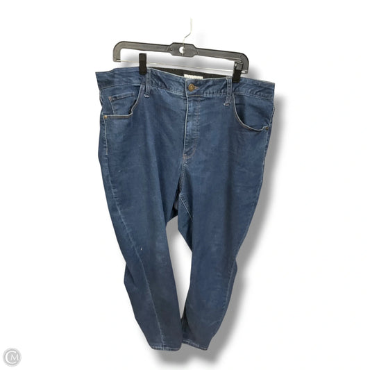 Jeans Skinny By Ava & Viv In Blue Denim, Size: 20