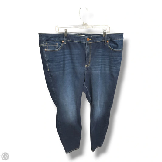Jeans Skinny By Lane Bryant In Blue Denim, Size: 26