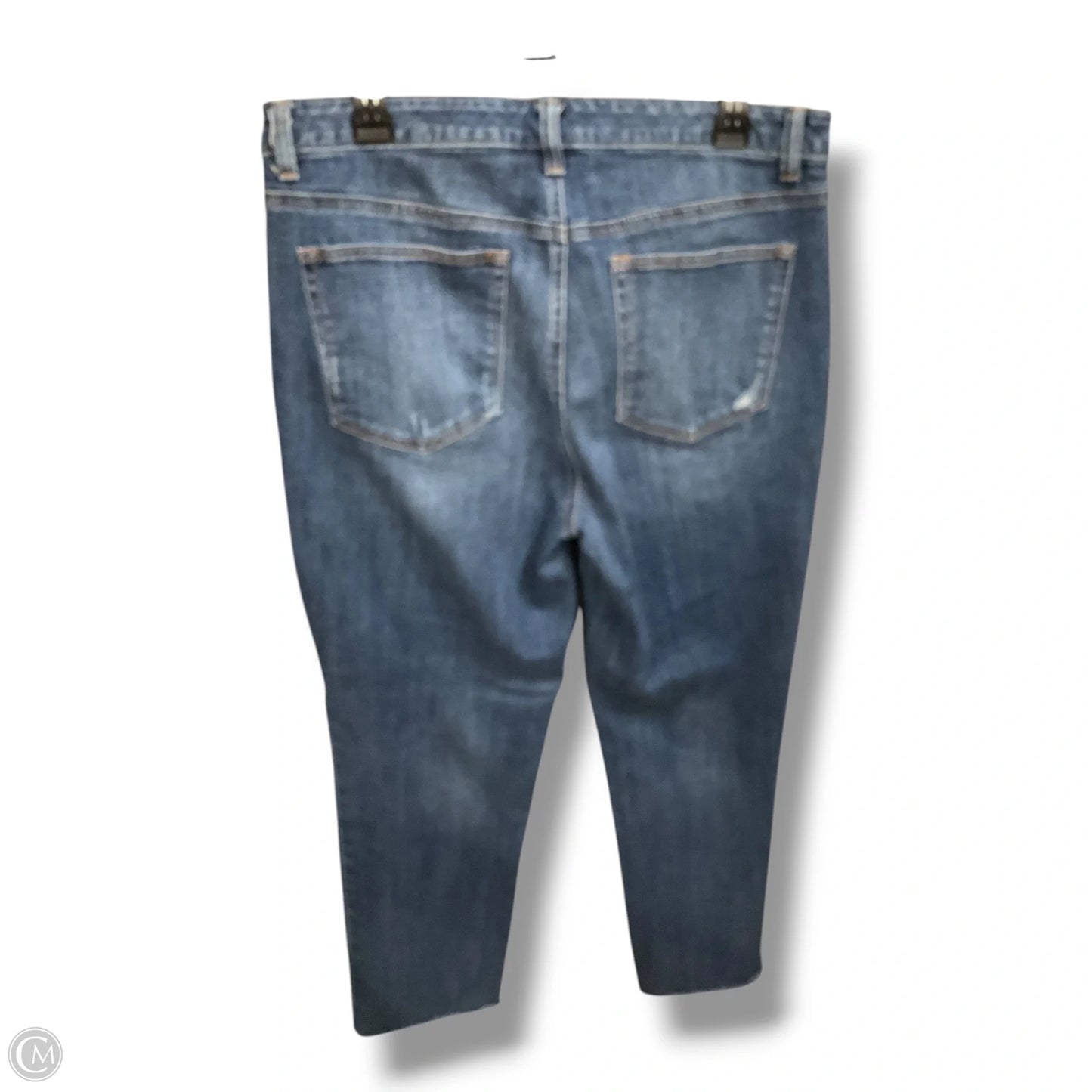 Jeans Straight By Talbots In Blue Denim, Size: 12