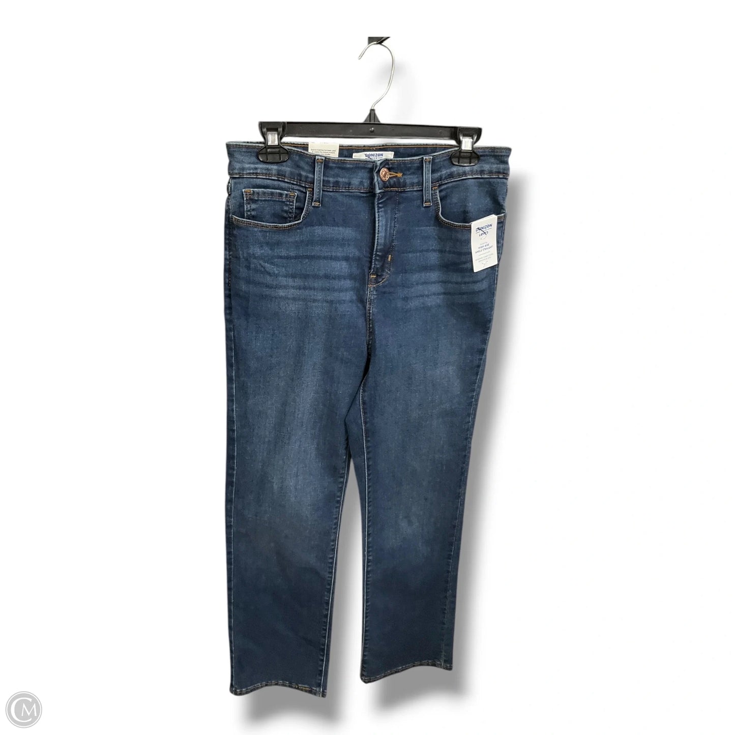 Jeans Straight By Denizen By Levis In Blue Denim, Size: 4