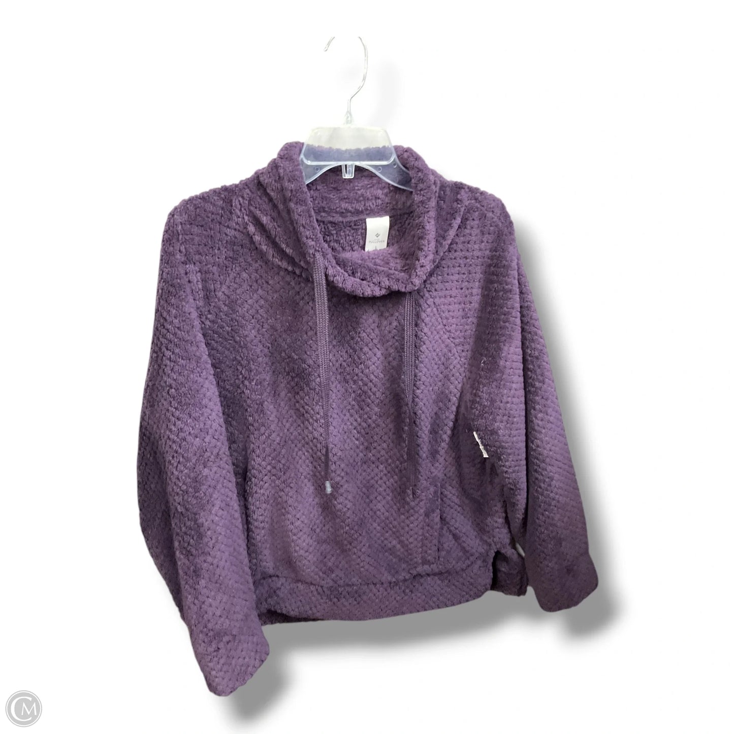 Sweatshirt Collar By Members Mark In Purple, Size: L