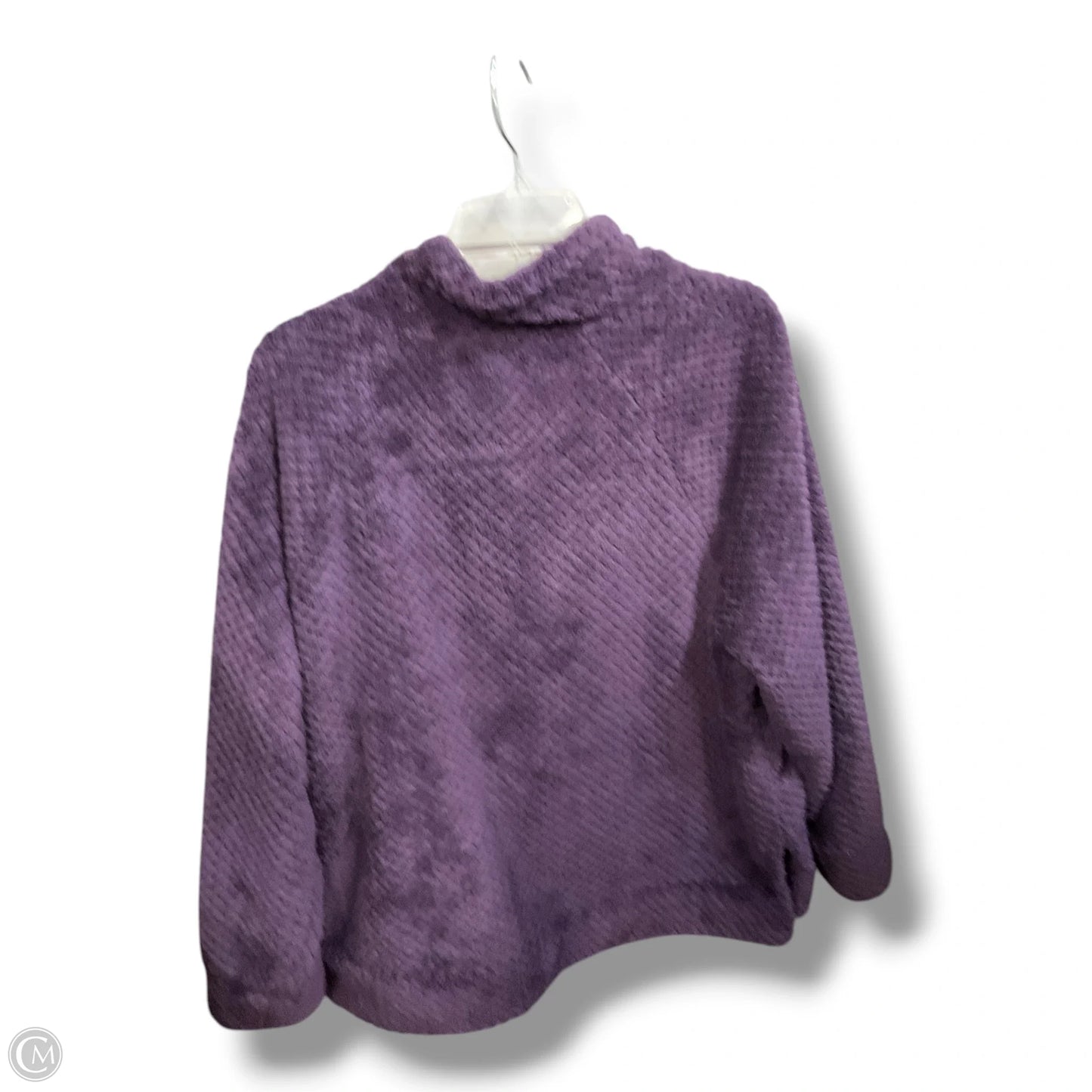 Sweatshirt Collar By Members Mark In Purple, Size: L