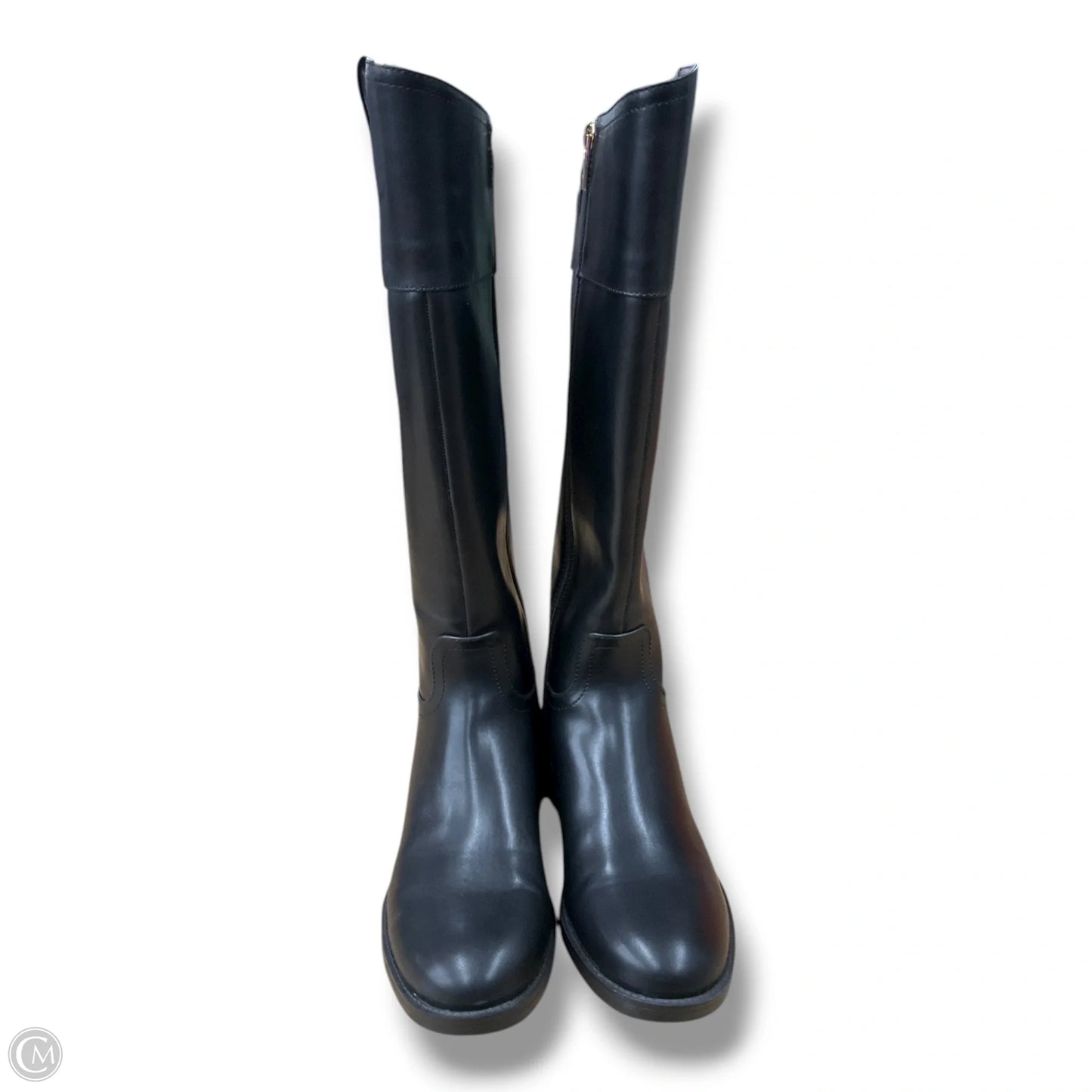 Boots Over-the-knee Flats By Tommy Hilfiger In Black, Size: 7