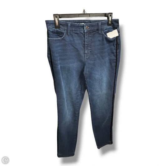 Jeans Skinny By Talbots In Blue Denim, Size: 4