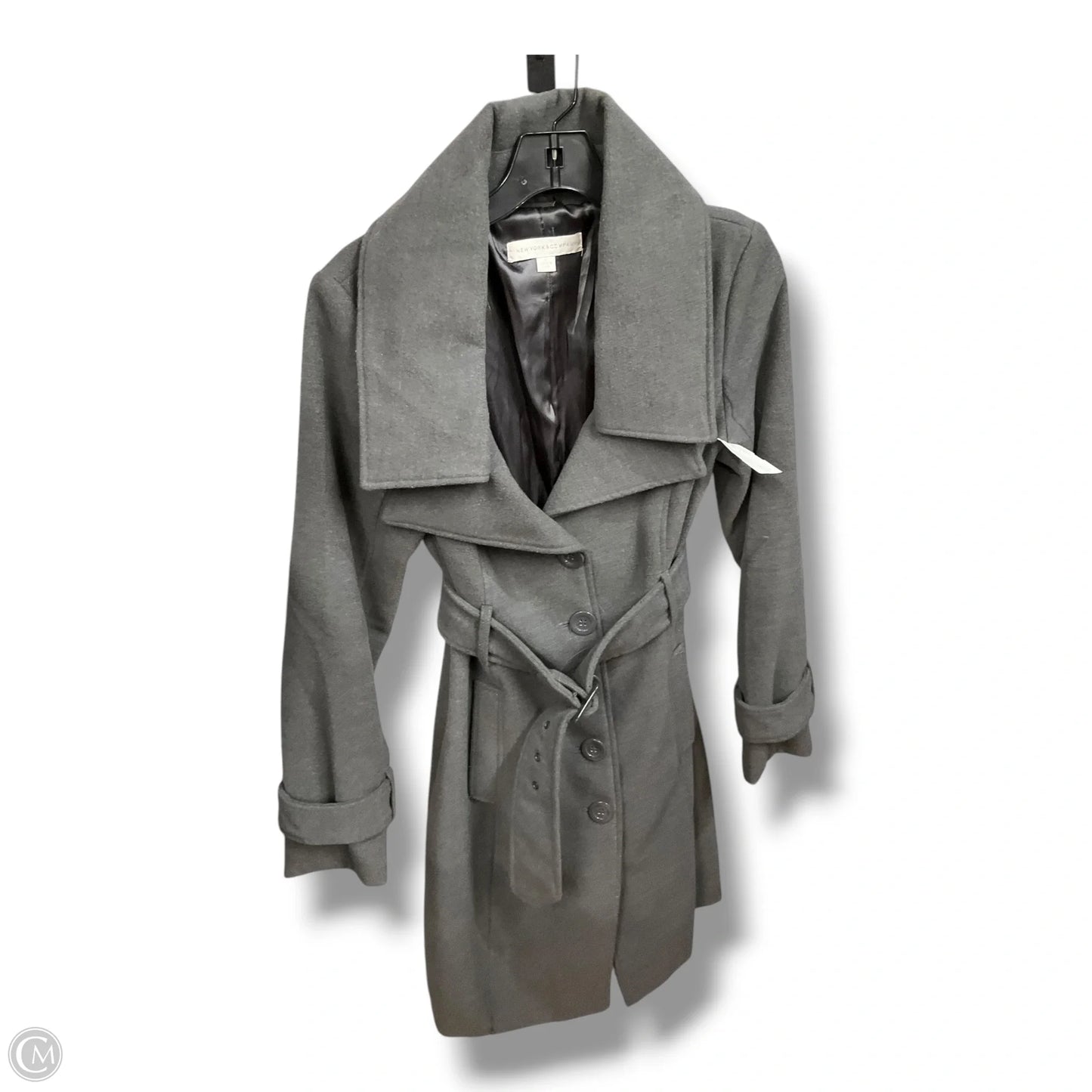 Coat Peacoat By New York And Co In Grey, Size: S