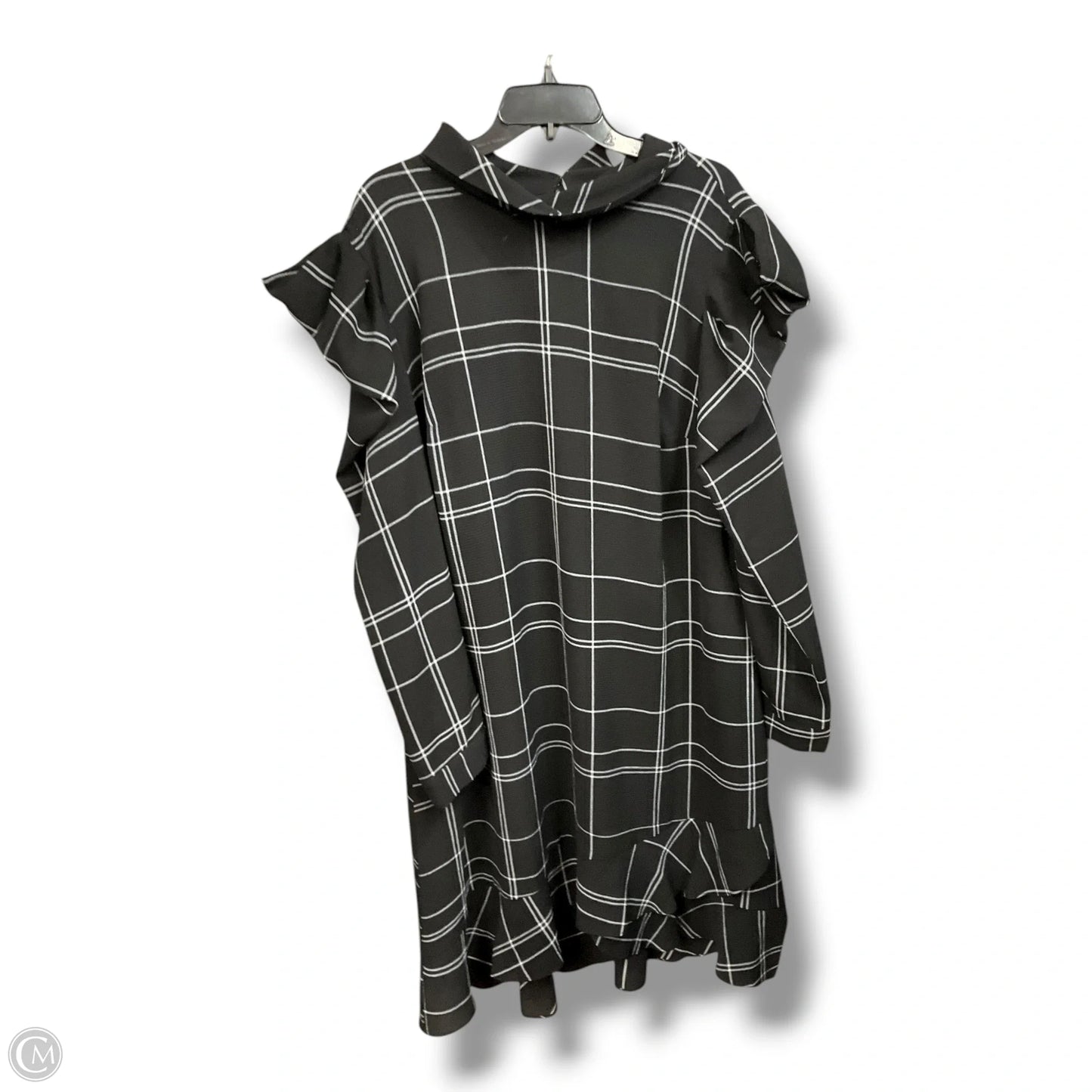 Dress Casual Short By Lane Bryant In Plaid Pattern, Size: 18