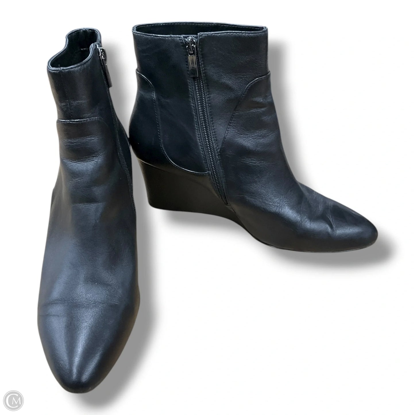 Boots Ankle Heels By Enzo Angiolini In Black, Size: 5