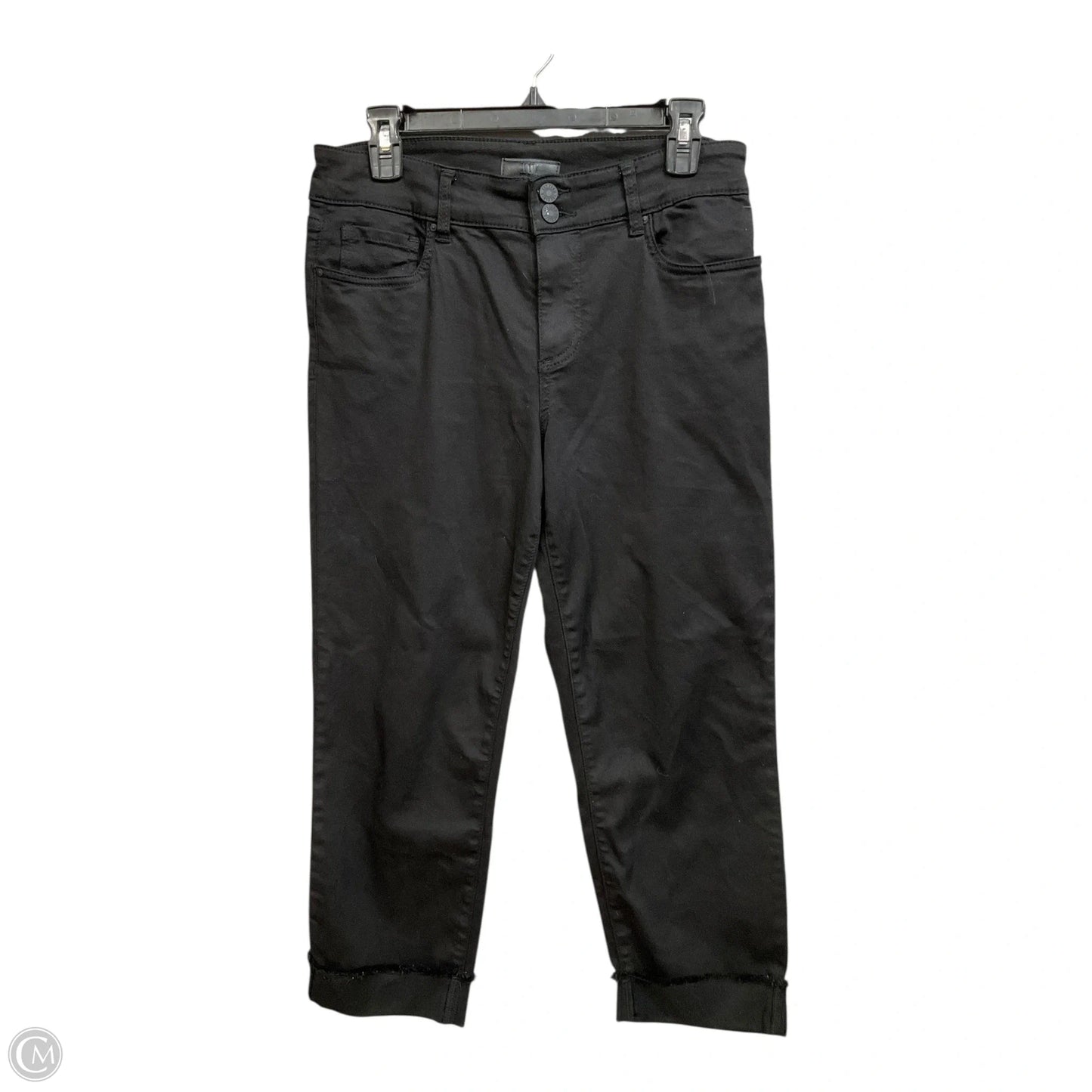 Jeans Skinny By Kut In Black Denim, Size: 8