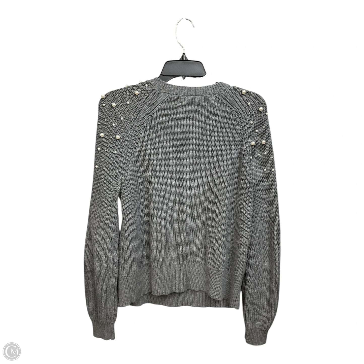 Sweater By Loft In Grey, Size: Mp