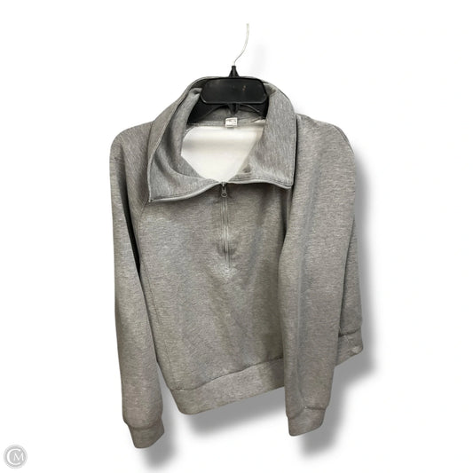 Sweatshirt Collar By Anrabess In Grey, Size: M
