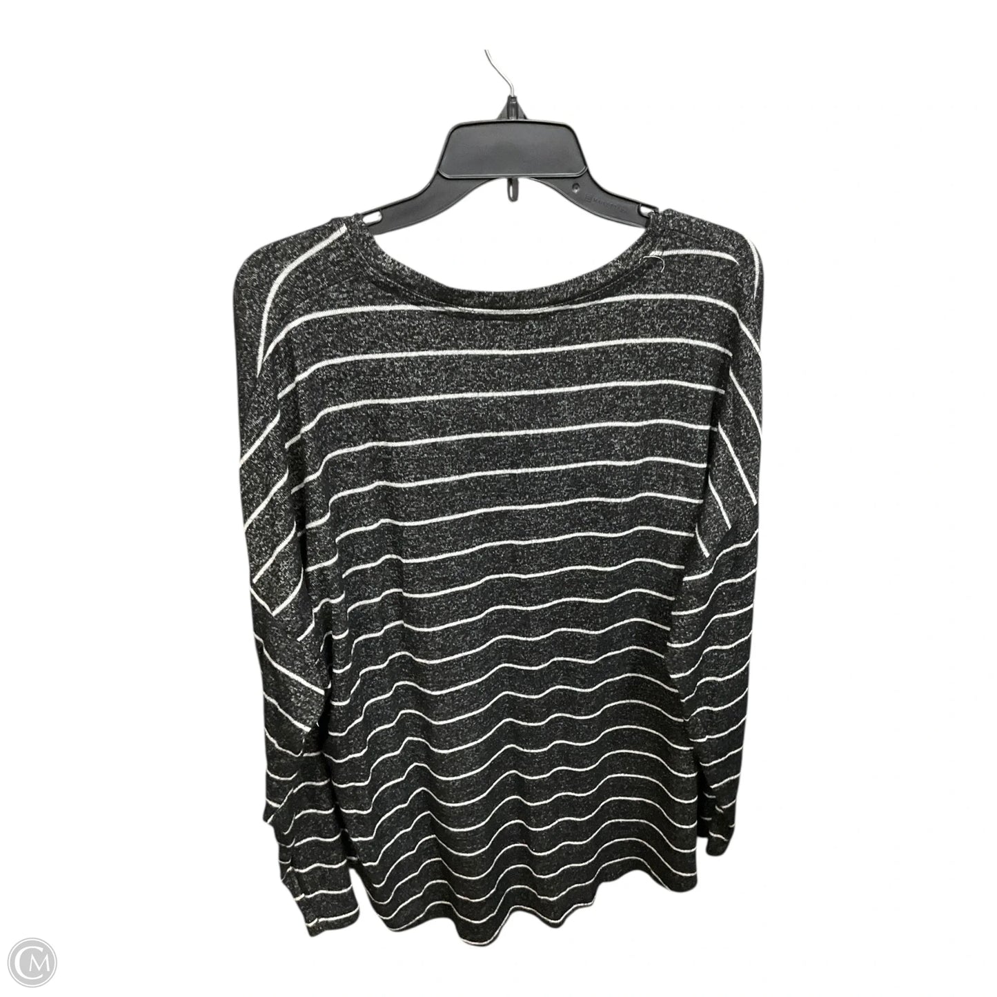 Top Long Sleeve Basic By Well Worn In Striped Pattern, Size: Xxl