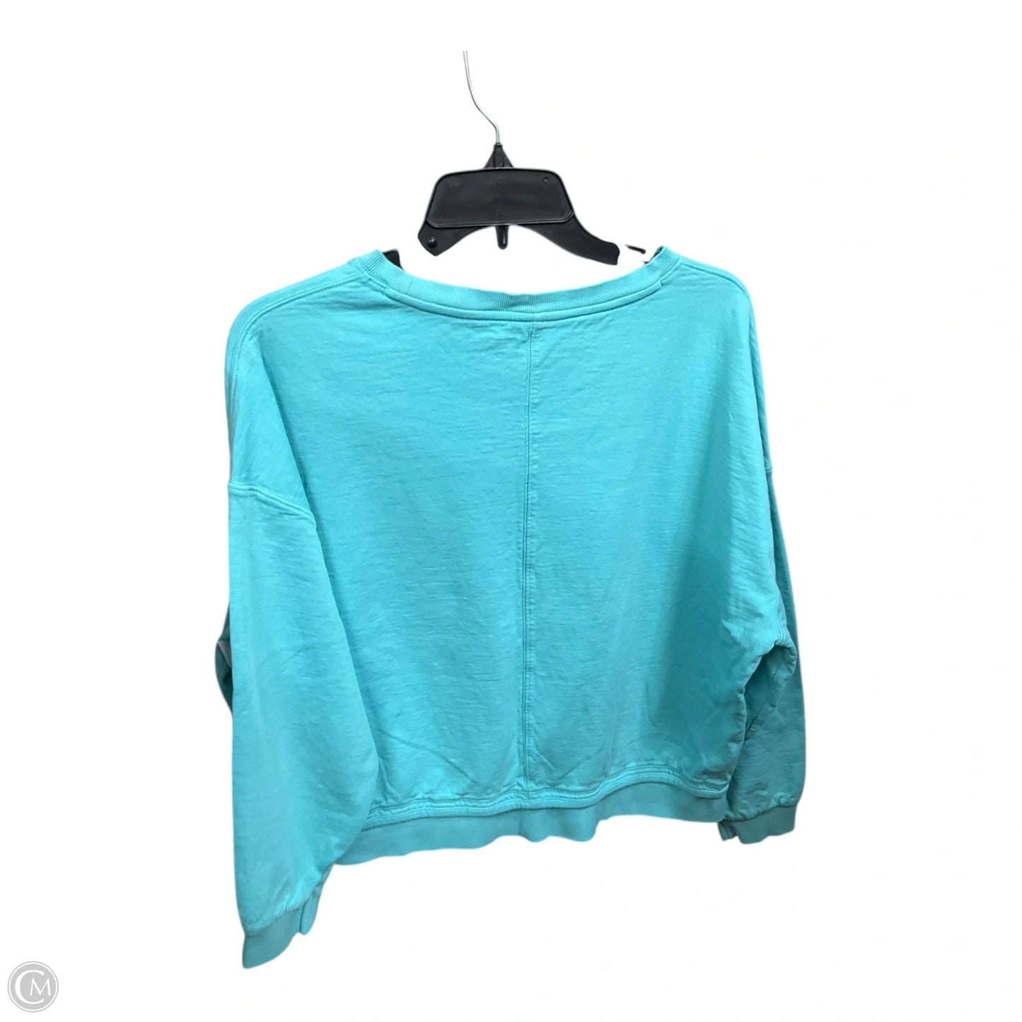 Athletic Top Long Sleeve Crewneck By Athleta In Blue, Size: L