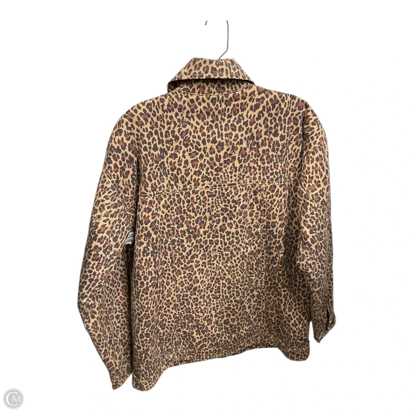 Jacket Denim By Cma In Animal Print, Size: L
