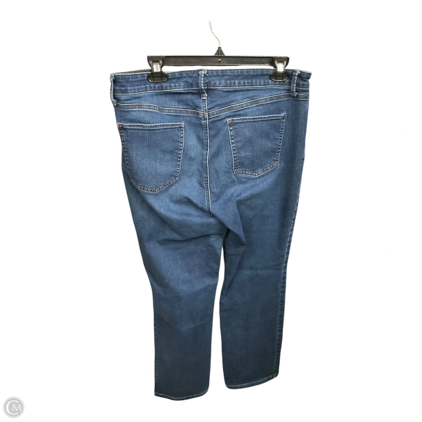 Jeans Boot Cut By Talbots In Blue Denim, Size: 14