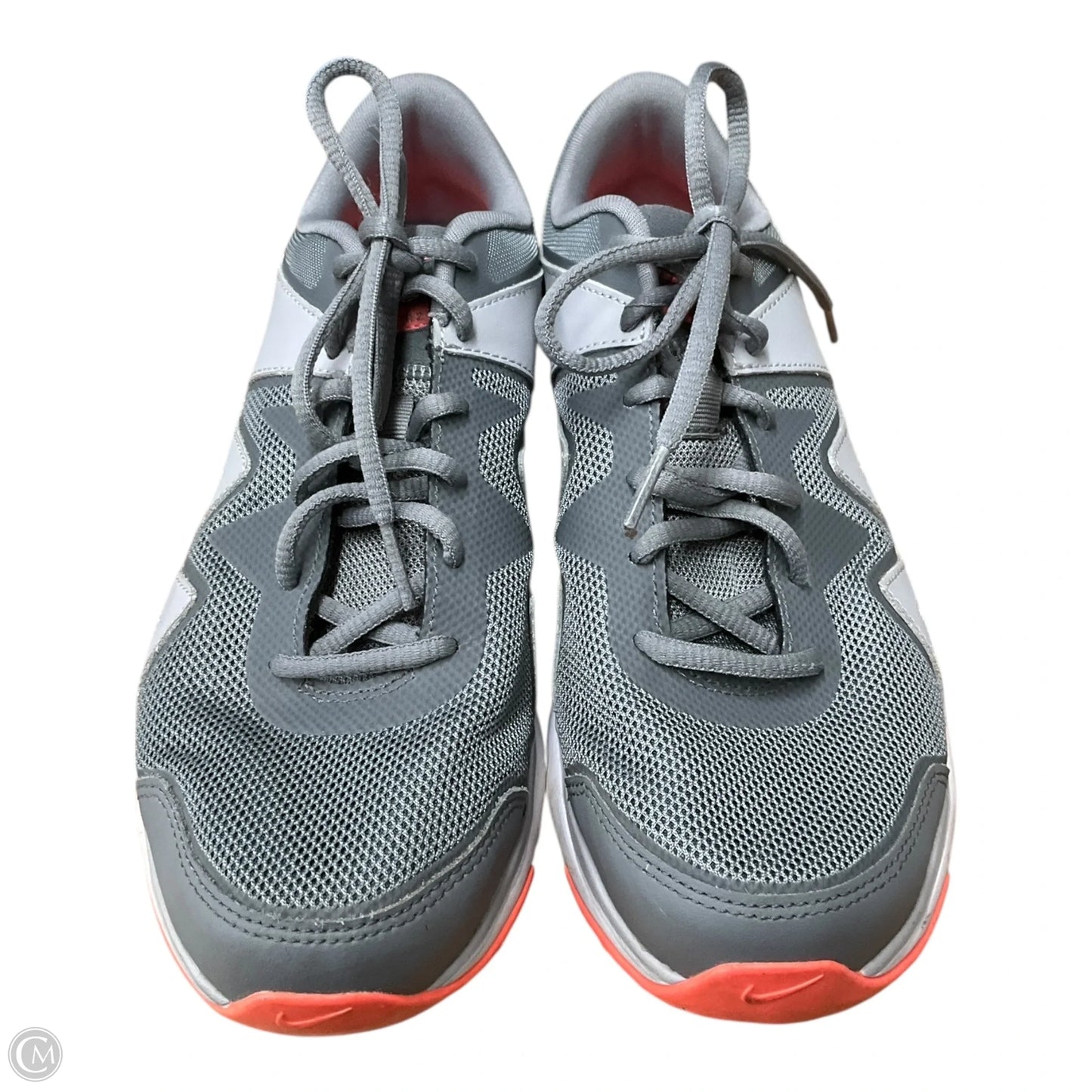 Shoes Athletic By Nike In Grey & Pink, Size: 9