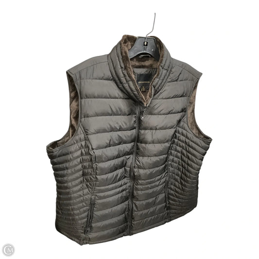 Vest Puffer & Quilted By Weatherproof In Black, Size: 3x