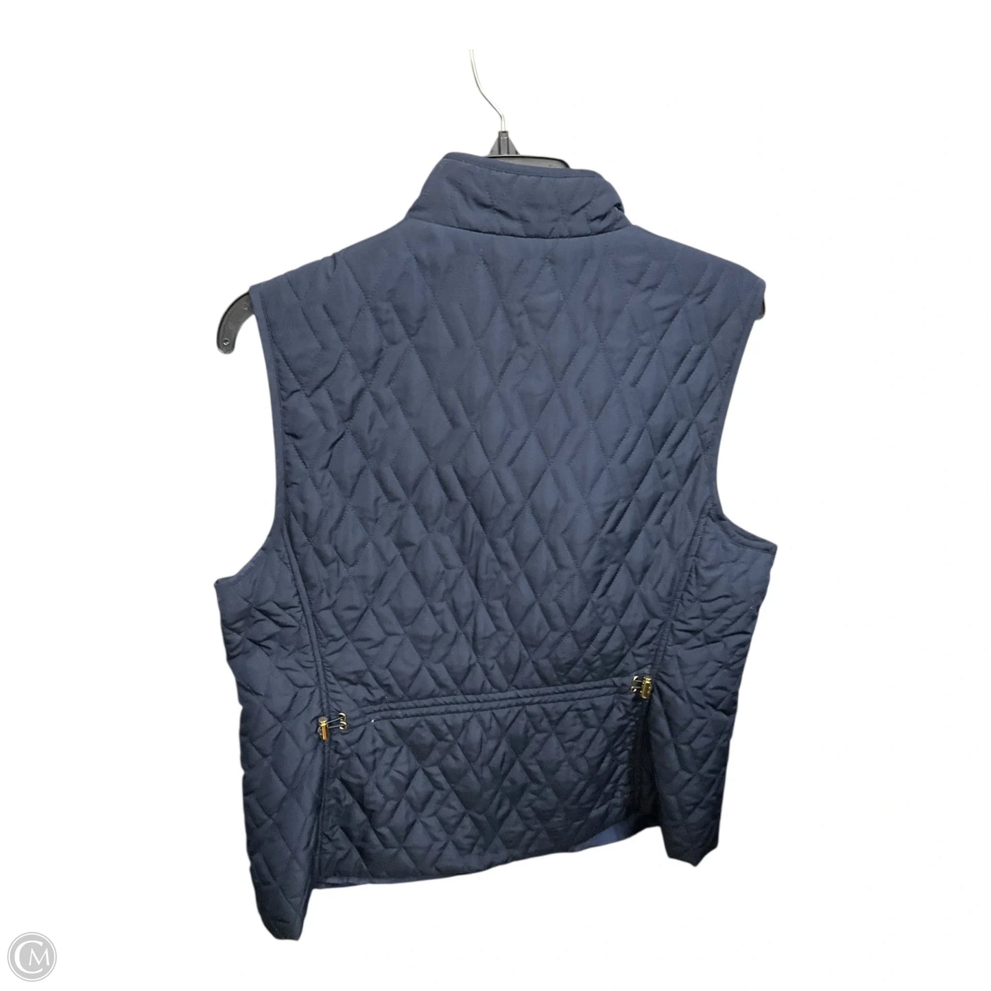 Vest Puffer & Quilted By Croft And Barrow In Navy, Size: L