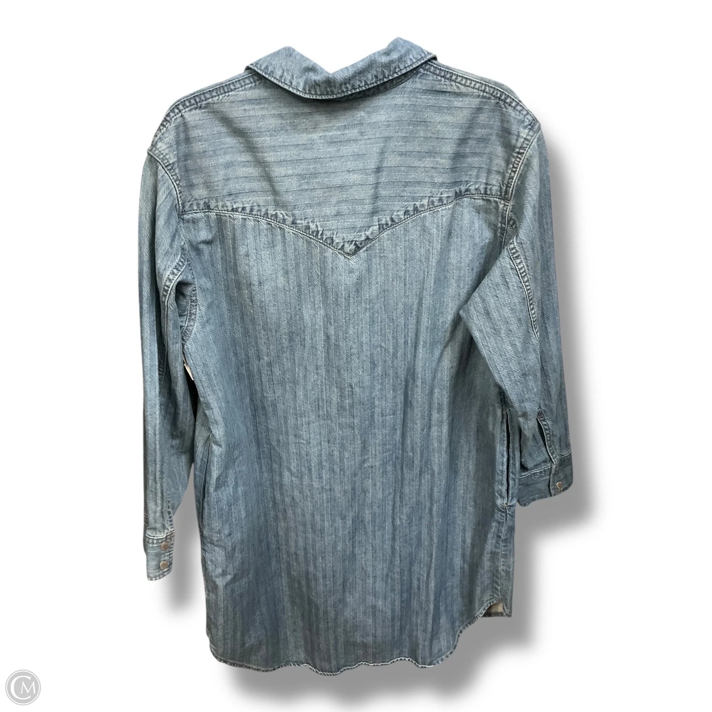 Dress Casual Short By Universal Thread In Blue Denim, Size: M