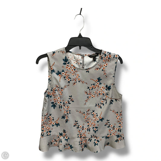 Top Sleeveless By Banana Republic In Floral Print, Size: S