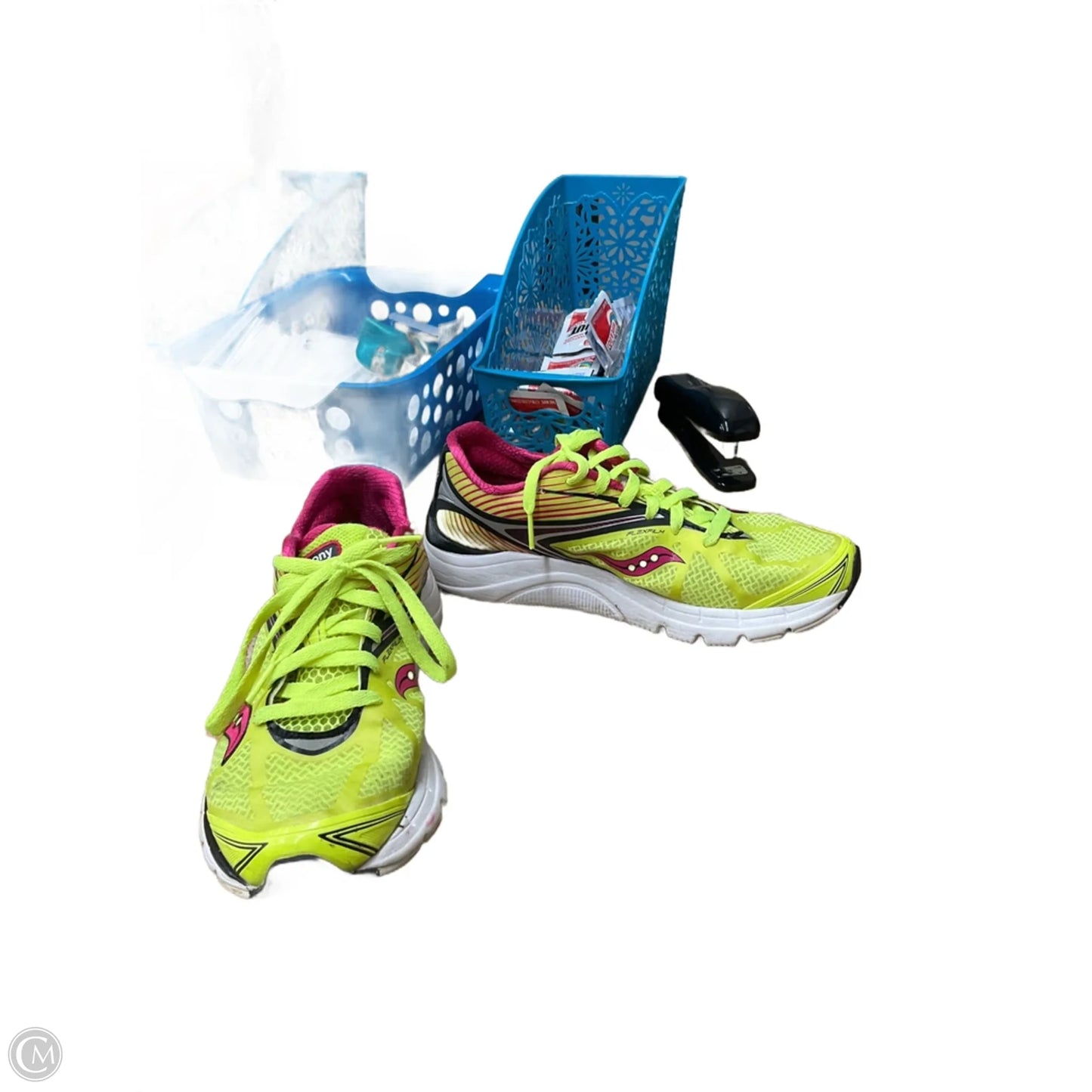 Shoes Athletic By Saucony In Yellow, Size: 7.5
