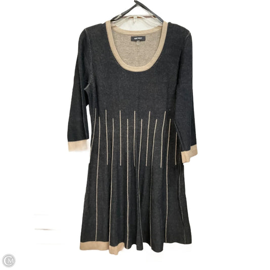 Dress Casual Midi By Nine West Apparel In Grey, Size: Xl