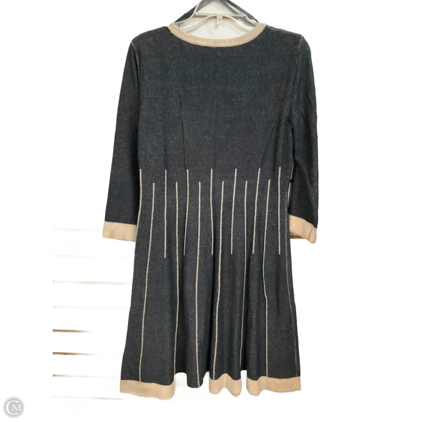 Dress Casual Midi By Nine West Apparel In Grey, Size: Xl