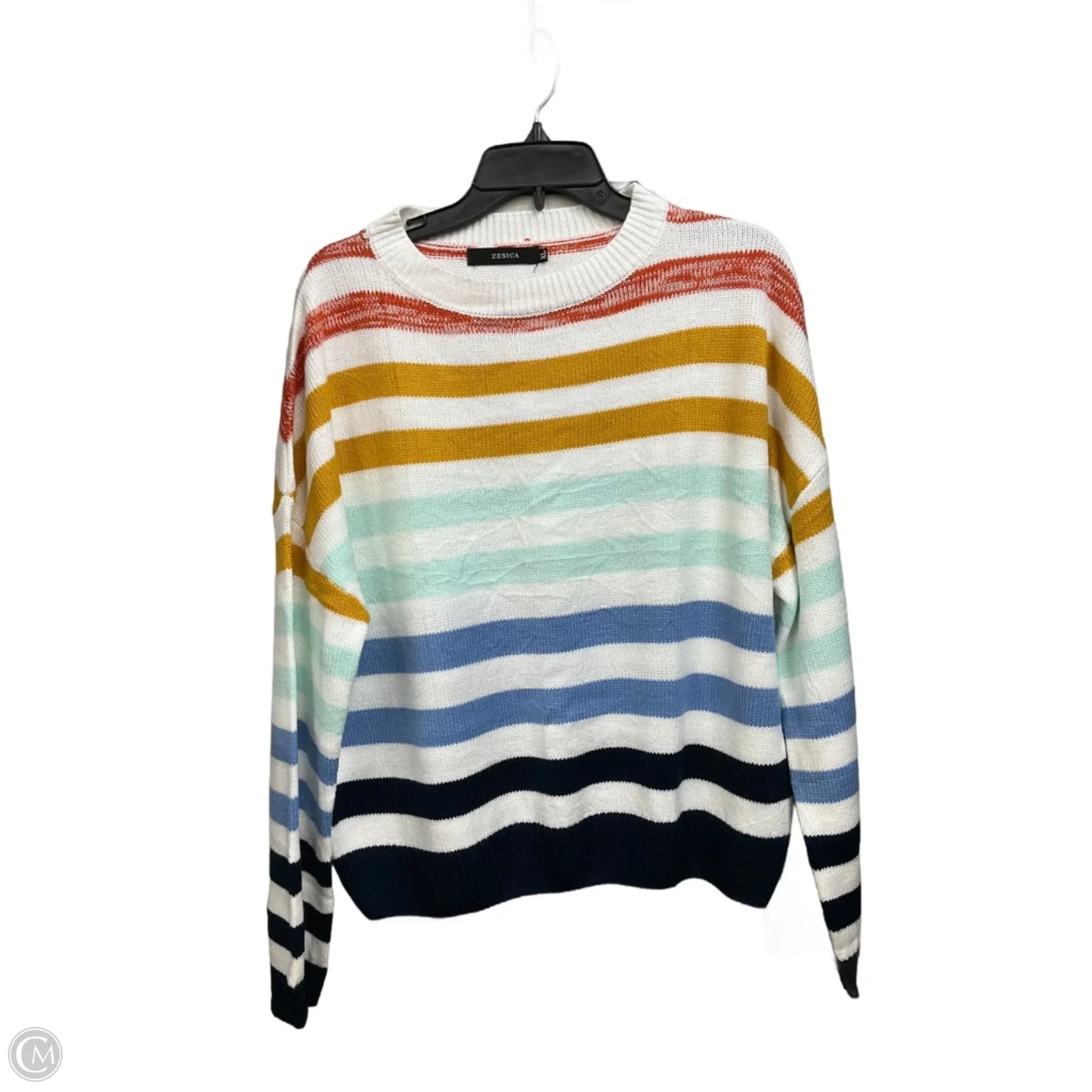 Sweater By Zesica In Striped Pattern, Size: Xl