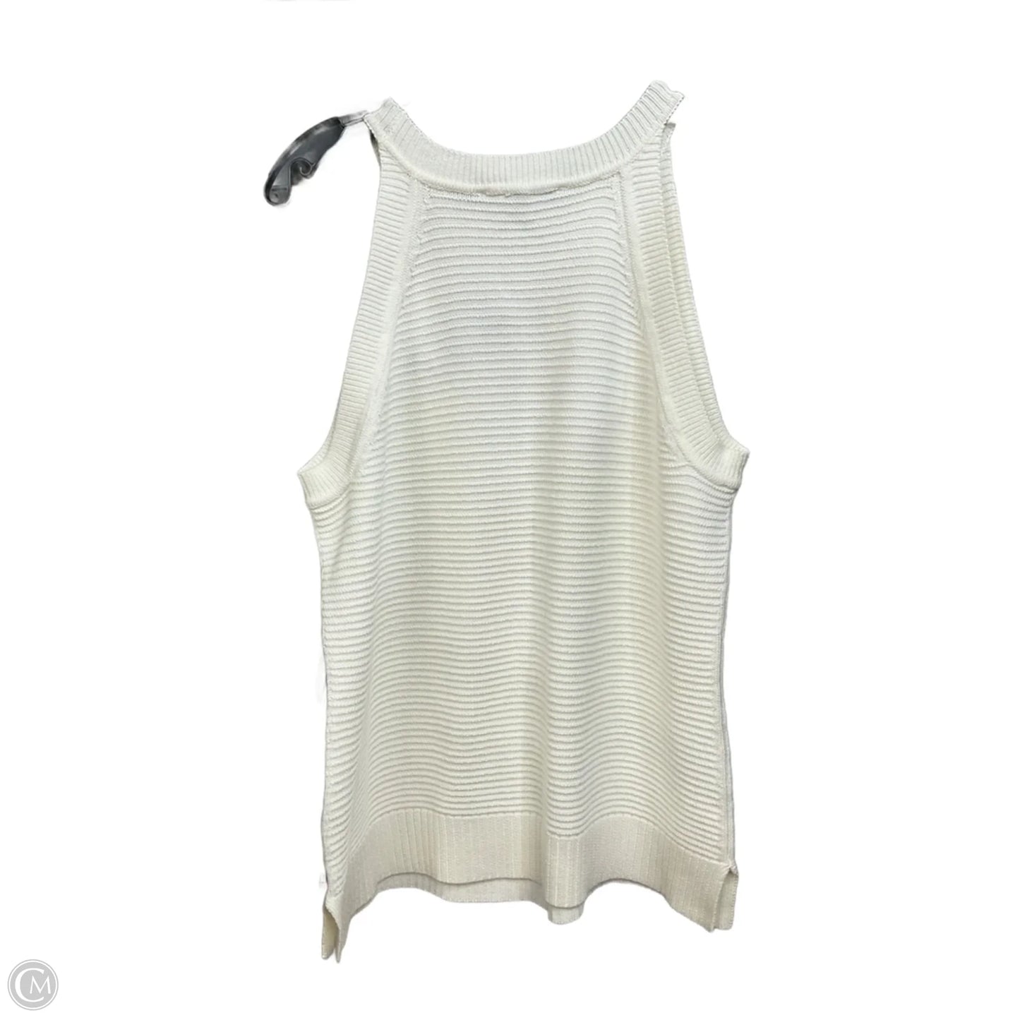 Top Sleeveless By Tommy Hilfiger In Cream, Size: Xl