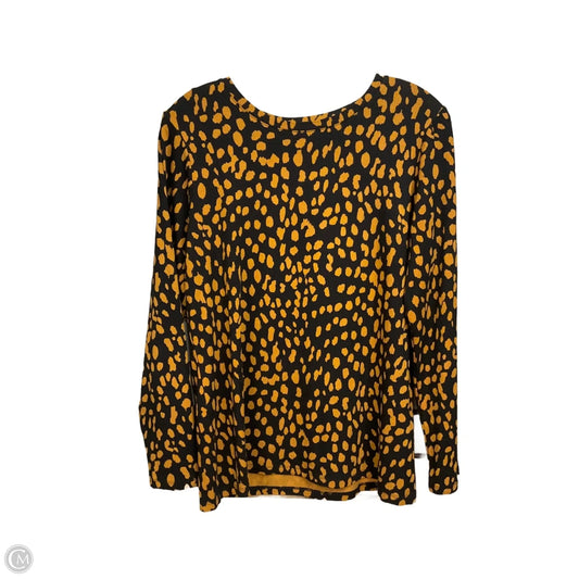 Top Long Sleeve By Chicos In Animal Print, Size: M