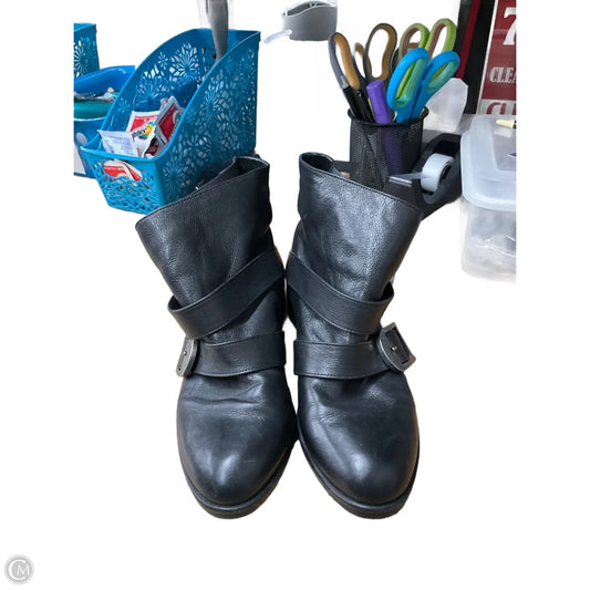 Boots Ankle Flats By Via Spiga In Black, Size: 6.5