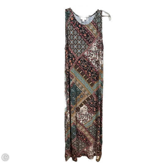 Dress Casual Maxi By J. Jill In Multi-colored, Size: M