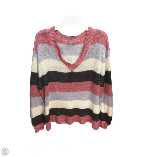 Swimsuit By Falls Creek In Striped Pattern, Size: 2x