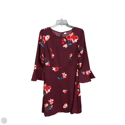 Dress Casual Short By Old Navy In Floral Print, Size: S