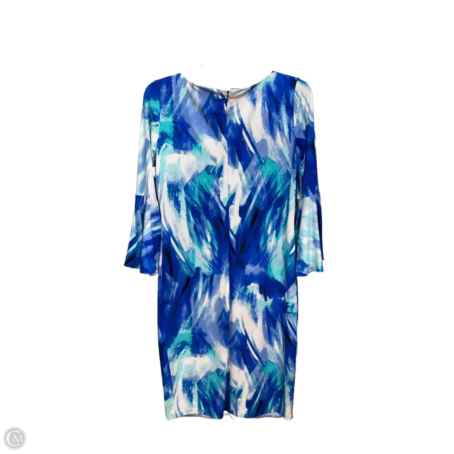 Dress Casual Short By Calvin Klein In Blue, Size: S