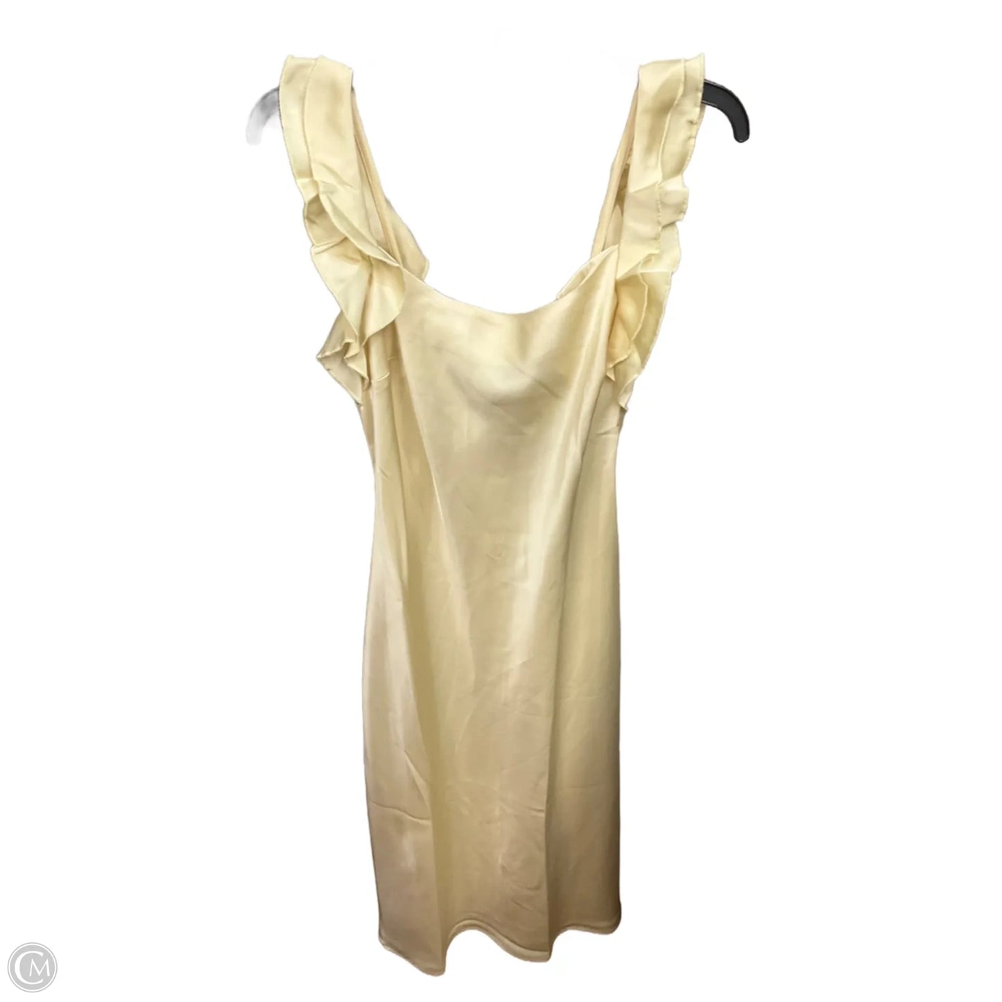 Dress Casual Midi By Clothes Mentor In Yellow, Size: L