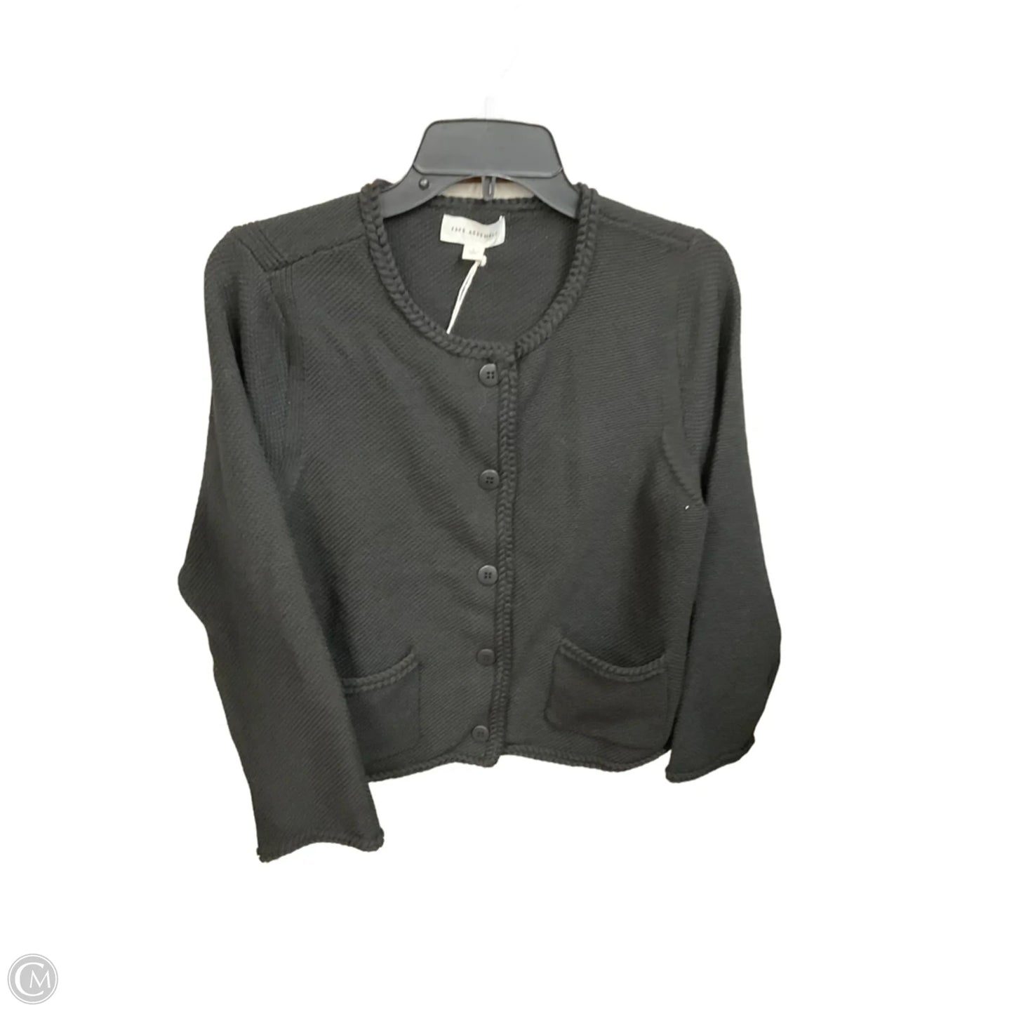 Cardigan By Free Assembly In Black, Size: L